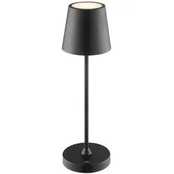 Brilliant LED Tischleuchte Elora mit Dimmfunktion und USB-Ladefunktion - Moderne LED Tischleuchte Elora mit elegantem Design und 220 Lumen. Ideal für stimmungsvolles Licht in jedem Raum. Kabellos und flexibel einsetzbar, dank integriertem Akku und Wireless Charging.