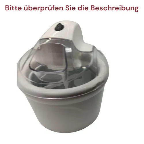 kpcok Direct Eismaschine 1,5L Edelstahl ohne Kompressor