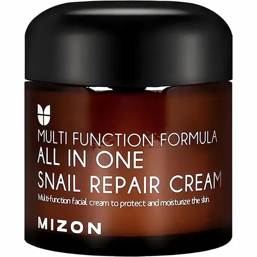 Mizon Snail Repair Cream 120 ml - Tagespflege mit Schneckenschleim, der die Haut intensiv mit Feuchtigkeit versorgt und repariert. Mildert feine Linien und Unreinheiten für einen glatteren Teint. Ideal für alle Hauttypen.