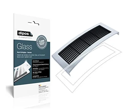 dipos I 2X Matte Schutzfolie 9H kompatibel mit Jura X9c - Perfekte Passform für Abtropfblech und Abtropfgitter - Tropfblech Kaffeemaschine