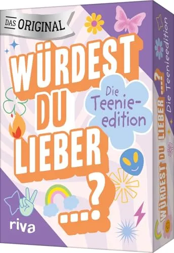 Würdest du lieber …? – Die Teenieedition - Kartenspiel für Teenager ab 12 Jahren, ideal für Spieleabende und als Geschenk zu besonderen Anlässen.