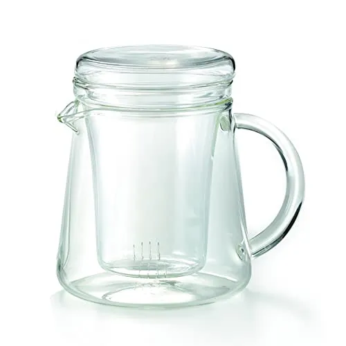 Trendglas Jena Teekanne FOR TWO für zwei Tassen mit Glasfilter, 0,4 Liter