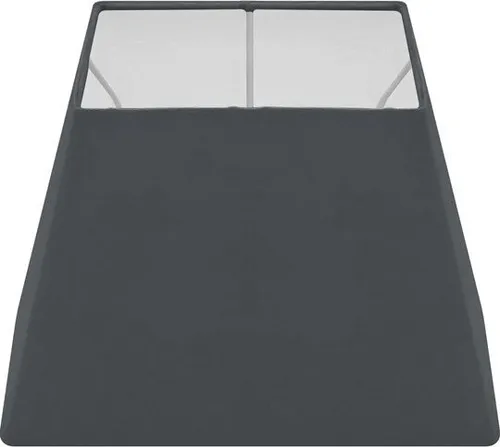 Wogati® Premium Lampenschirm E14/E27 Baumwolle | Farbe: Schwarz Trapez / Größe: S