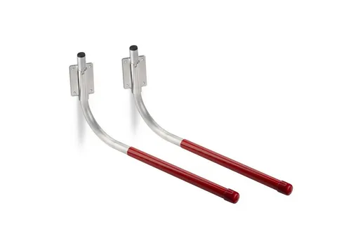 SO-TECH® Fahrradhalter - 2-tlg. Montagehaken für Fahrräder - Fahrradwandhalterungen: Robuste 2-tlg. Halterung mit 270 x 550 mm, ideal zur platzsparenden Aufbewahrung Ihrer Fahrräder.