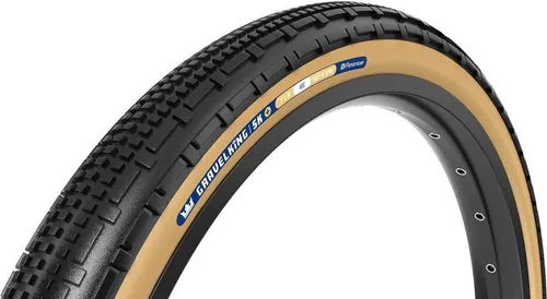 Panaracer Gravelking SK Plus Reifen 700 x 35c - Fahrradreifen für Schotter und lockere Straßen, bietet optimale Traktion und Pannensicherheit durch TuffTex+ Gehäuse und ZSG Gravel Compound für Langlebigkeit.