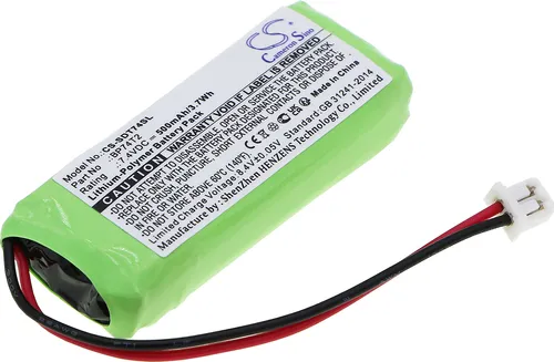 TECHTEK Akku Kompatibel mit [Dogtra] 1900S Transmitters, 1902S Transmitters, 2300NCP remote dog training system transmitter, 2300NCP Transmitter, 230