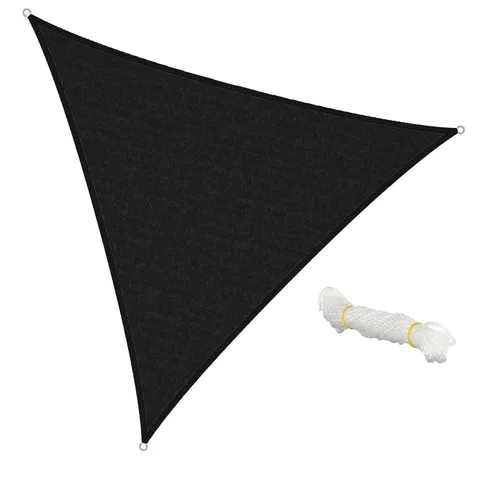 Sonnensegel Sonnenschutz Schattensegel Wasserabweisend 5x5x5m Anthrazit HDPE