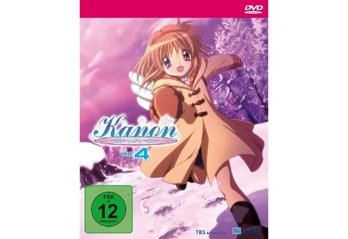 Kanon (2006) - Vol.4 - [DVD] - Emotionale Anime-Serie, freigegeben ab 12 Jahren, ideal für Fans von romantischen Geschichten und fantastischen Erlebnissen.