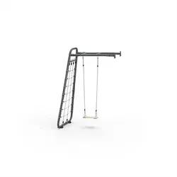 EXIT GetSet Monkeybar MB110 Wandmontage - grau - Kompaktes Sport- und Spielgerät für drinnen und draußen. Die EXIT GetSet Monkeybar MB110 bietet Klettern und Schwingen in einem stabilen Design, perfekt für kleine Gärten und Terrassen. Wetterbeständig und platzsparend!
