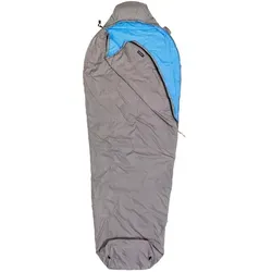 Cocoon Mountain Wanderer Schlafsack links-Grau-220x80 - Schlafsack für Abenteuerlustige, leicht und kompakt, ideal für kalte Nächte beim Camping oder Wandern.