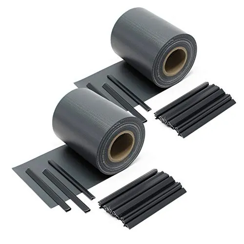 Wiltec Sichtschutz Streifen 70mx19cm Anthrazit von Wiltec