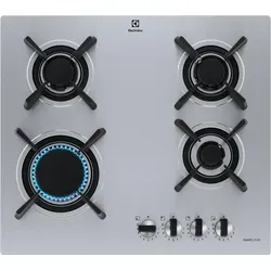Electrolux KGU643723Z 60 cm Gaskochfeld aus Edelstahl