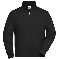 Sweatjacke mit Stehkragen JN836 - Strapazierfähige Workwear in XXL - Funktionsjacken aus pflegeleichter Baumwoll/Polyester-Mischung, ideal für den Einsatz in der Arbeit. Mit Reißverschluss, elastischen Bündchen und zwei Seitentaschen, 60° waschbar.
