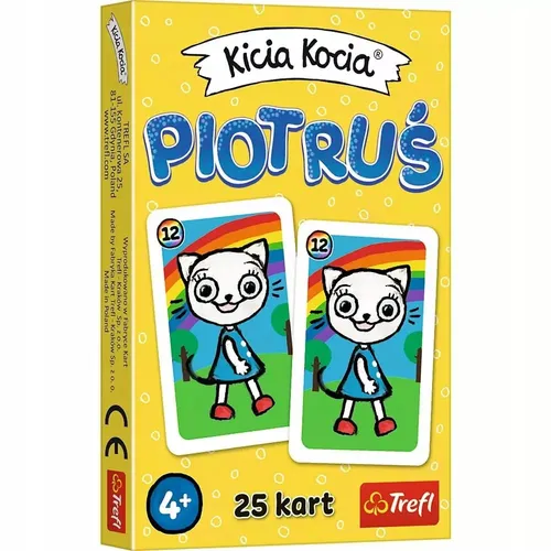 Karty Piotruś Kicia Kocia p20 08512 Trefl Trefl