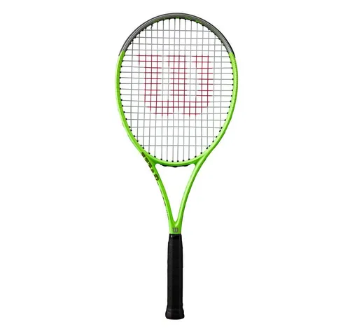 Wilson Tennisschläger BLADE FEEL RXT 105 RKT - Schläger für verbessertes Spielgefühl und Schwunggeschwindigkeit, leicht und stabil mit Double Hole-Ösentechnologie für einen größeren Aufprallpunkt.