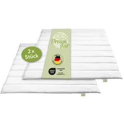 DREAMSTAR Eco 2er Set Bettdecken 4-Jahreszeiten | 135 x 200 cm