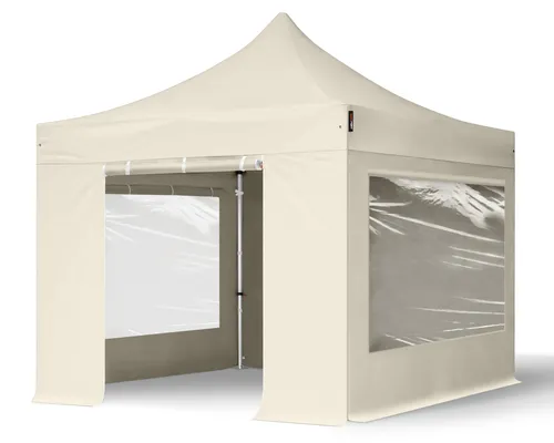 TOOLPORT Faltzelt Professional 3x3 m in beige von Toolport