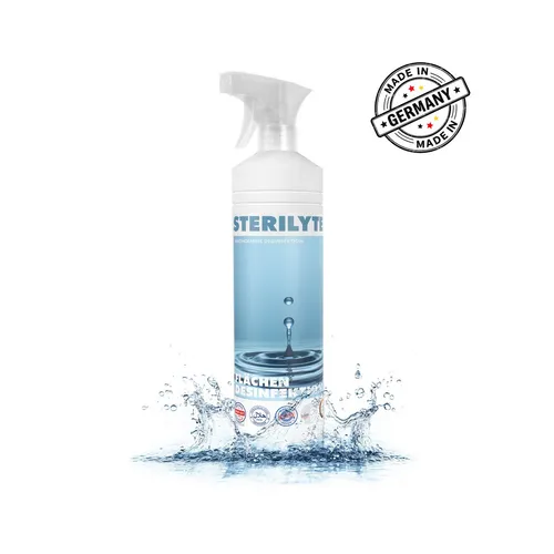 Sterilyte Flächendesinfektion - alkoholfrei - Halal & Koscher Oberflächen-Desinfektionsmittel (500ml, 1000ml, 5000ml, 10000ml, 15000ml, 20000ml)