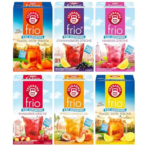 Teekanne frio 6er Früchte Pack – Erfrischende Vielfalt von Teekanne