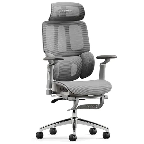 Musso Bürostuhl H80 Pro mit 3-Zonen-Lendenstütze und 4D-Armlehnen