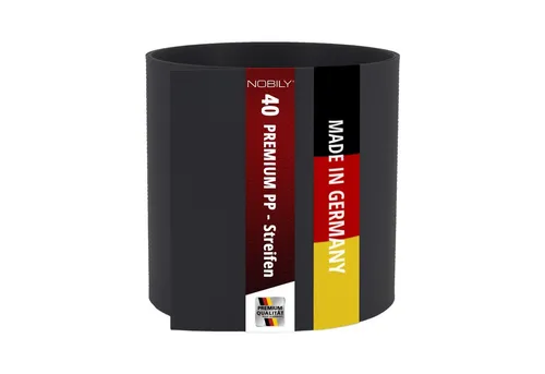 Nobily Sichtschutzstreifen HART-PVC, Anthrazitgrau (40-St) von Nobily