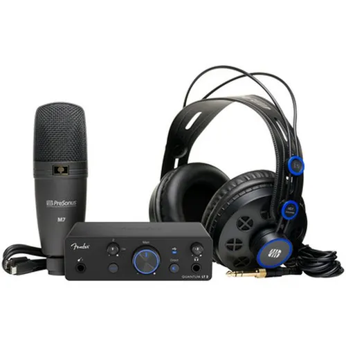 Quantum Creator Bundle – All-in-One Recording Set - Vielseitiges Bundle für Recording und Produktion: Quantum LT 2 Interface, MAX-HD Mikrofon-Preamp, M7 Kondensatormikro und HD7 Kopfhörer. Perfekt für Home-Studio, Podcast und mobile Aufnahmen.