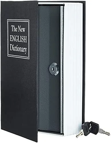Metallkassette Buchsafe AMAZON BASICS