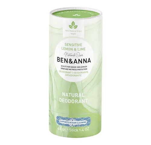 Ben & Anna Deo-Stift Papertube Deo Stick - Sensitive Lemon & Lime 40g