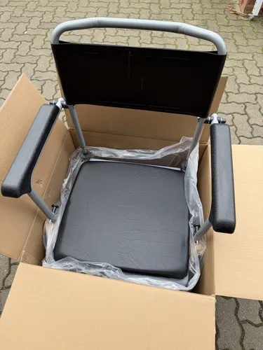 RFM Toilettenstuhl Toilettengestell Nachtstuhl WC-Stuhl fahrbar