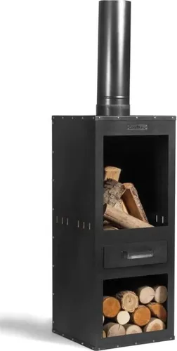 CookKing Terrassenofen Rosa – Robuster Gartenofen aus Stahl