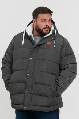 BLEND BHFrederic Herren Winterjacke Big & Tall - Funktionsjacke in Übergröße bis 6XL, warm wattiert mit Teddyfell-Kapuze und praktischen Eingrifftaschen für optimalen Komfort in der Kälte.