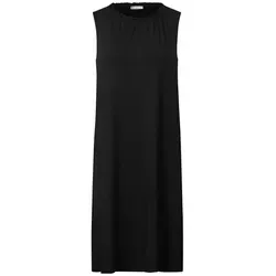 STREET ONE Damen 1408785 Ärmelloses Kleid, Black, 42 von Street One