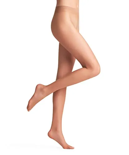 FALKE Damen Strumpfhose Lunelle 8 DEN W Ti ultra-transparent einfarbig 1 Stück, Hautfarben Sun 4299, XL