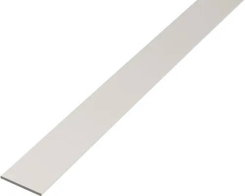 Flachstange Alu silber 20x5 mm, 1 m