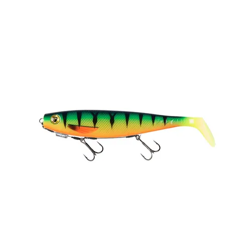 Fox Rage 18cm 46g Pro Shad Loaded - montierter Gummifisch, Farbe:UV Firetiger