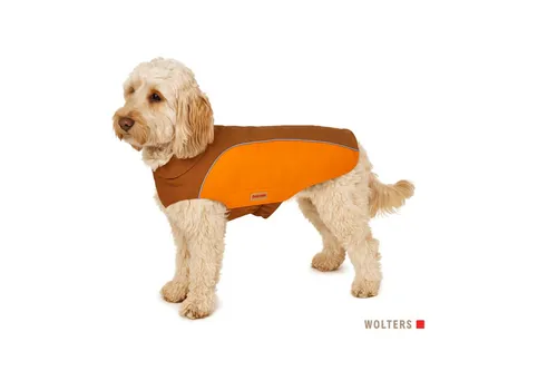 Wolters Hundebekleidung Regenjacke Easy Rain braun/orange - Hochwertige Hundebekleidung für Regenwetter, wasserdicht und atmungsaktiv für optimalen Schutz und Komfort Ihres Hundes.