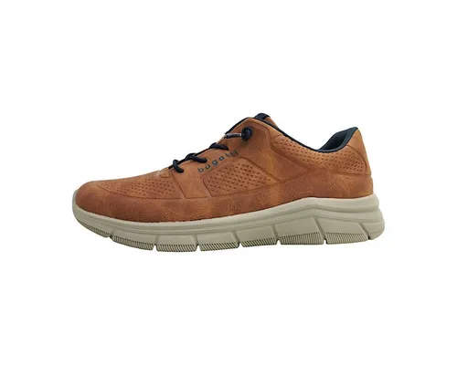 Bugatti Herren Sneakers in Hellbraun, Größe 44 - Hochwertige Bugatti Herrensneakers in Hellbraun - rutschhemmende Laufsohle und verstärkte Kappen für optimalen Tragekomfort. Ideal für den Alltag!