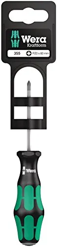 Wera 355 PZ SB Kreuzschlitz-Schraubendreher , PZ 0 x 60 mm, 05100055001