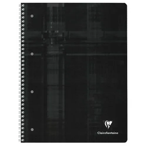 Clairefontaine Collegeblock 68252C farbig sortiert DIN A4 kariert mit Rand innen/außen Anzahl der Blätter: 80