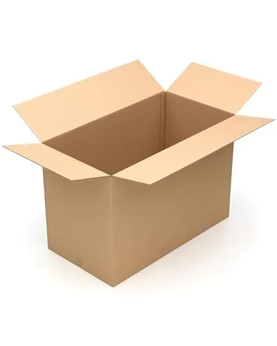 KK Verpackungen Versandkartons 750 x 400 x 500 mm Braun 1-wellig (Außenmaß 754 x 410 x 510 mm) | 5 Stück, Faltkartons Kartons für Versand als DHL Paket Hermes Paketklasse L DPD GLS Paketklasse XL