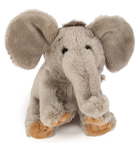 Schaffer Knuddel Mich! Magnet Kuscheltier Elefant Sugar sitzend, 7x9x8 cm