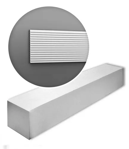 Orac Decor WX205-box MODERN 1 Karton SET mit 10 3D Wandpaneelen - Stuckleisten für Innen- und Außenbereich, leicht und extrem formstabil, nur eine Seite vorgrundiert für individuelle Gestaltungsmöglichkeiten.