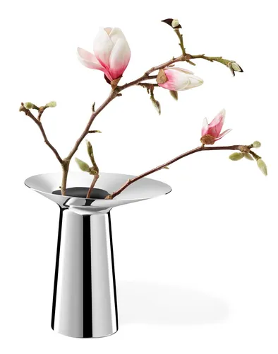 ZACK Edelstahl Vase PAREGO Blumenvase Dekovase 19,5 cm 30640