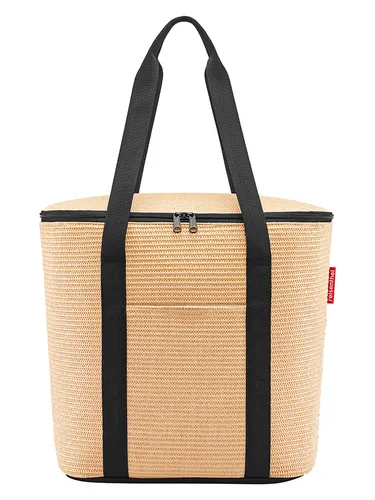 reisenthel thermoshopper Kühltasche Raffia Black OV7078 - Kühlboxen & Kühltaschen - elegante Kühltasche mit hochwertigem Thermo-Material für stundenlange Frische und Kühlung von Lebensmitteln und Getränken.