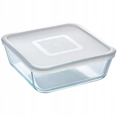 Pyrex Kochgeschirr Gefrieren mit Deckel 2l - Frischhaltedosen aus hitzebeständigem Glas, ideal für das Einfrieren und Aufbewahren von Lebensmitteln, mit einem praktischen Deckel für optimale Frische.