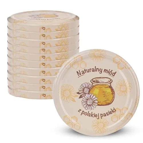 10er Set Twist-Off Deckel für Marmeladengläser