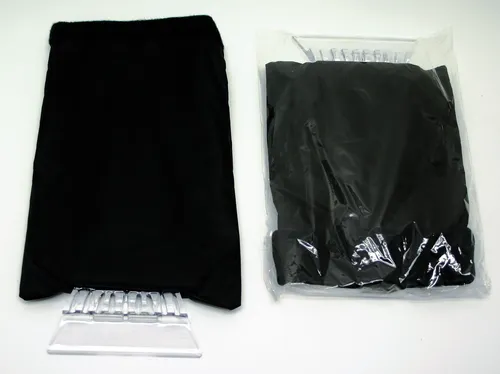 Eiskratzer mit Kälteschutz Handschuh - schwarz