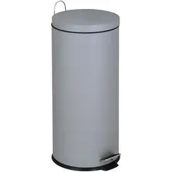 Kitchen Move Küchenabfalleimer mit Pedal 30 L URBAN - Eleganter 30L Tretabfalleimer aus rostfreiem Stahl, ideal für Küche und Büro. Mit schall- und geruchshemmendem Verschluss sowie rutschfester Unterseite für mehr Hygiene und Komfort.