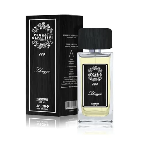 Peccati Olfattivi Nr. 04 Herrenparfüm Äquivalent Sauvage – Langanhaltendes Herren-Dupe-Parfüm mit 30% reiner Essenz, dem Original ähnlicher Duft mit langer Haltbarkeit, 100 ml Parfum