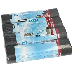 Auskleidesäcke für Mülltonnen 240 l in schwarz von PAPSTAR